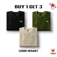 HIJAU Green Crocodile T-Shirt | Baju T Shirt Distro Cotton Combed Adem Comfortable GTask