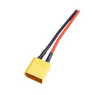 Xt90 XT90H Male / Female Y Splitter Connector Silicone Wire 3-Way Extension Cord Cable for Lithium B