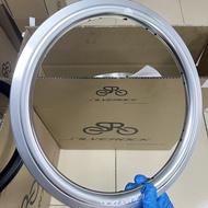 SILVEROCK SR30A โลหะผสม16in 1 3/4 349ขอบ V เบรคเบรคสำหรับ BROMPTON K3 PLUS Gust Freedom D5จักรยานพับ