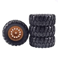 Tamiya 4pcs 90mm 1.9-inch climbing RC Rubber Tires & Plastic Wheel Rims 12mm Hex For  MN128 MN86S  M