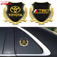 Toyota TRD Car Decoration Stickers Appearance 3D Stereo Car Sticker Side Body Mark Tail Mark Emblem 