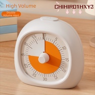 CHIHIRO1HXY3 Visual Timer, 60 Minute Silent Countdown Timer, Practical Focus Aid Plastic Study Timer
