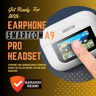 SMARTCOM TWS A9 PRO Touch Screen With Led Charging Case Thepod Noise Cancelling Earbuds ANC ENC