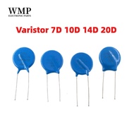 20/10/5Pcs Varistor 7D 10D 14D 20D 7D391K 7D431K 7D471K 10D471K 10D101K 10D330K 10D471K 14D471K 14D2