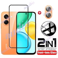 HONOR X7e 4G 5G 2in1 Tempered Glass Film For Honor X7e X7E HonorX7e 4G Screen Protector Soft HD Came