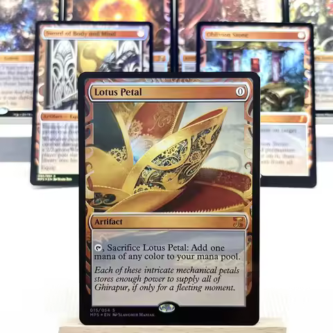 MPS FOIL2-02 TCG Cards for Home Play Proxy Sol Ring Lotus Petal the Oblivion Stone Extraplanar Lens 