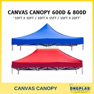 😎READY STOCK😎 COLOR CANVAS CANOPY / 600D/800D / 10FT X 10FT / 10FT X 15FT / 10FT X 20FT / CANVAS SAH