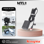 KingMa NP-FZ100 / FZ100 Dummy Battery with USB-C Power Adapter For Sony For Sony Alpha1 A7C A7M3 A7M