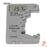 PEONYSG Digital Battery Checker, ABS Housing Universal Compatibility Digital Battery Tester, Small S