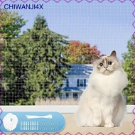 [chiwanji4x] Multifunction Cat Balcony Protective Net with Hook, Reinforced Nylon Netting for