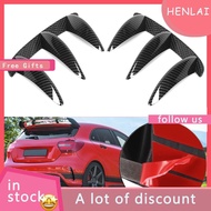 Henlai zottel Rear Bumper Splitter to Use Canard for Car Tuning W176 Amg(Carbon Fiber)