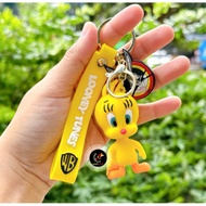 GANTUNGAN Looney Tunes Tweety 3D Premium Keychain
