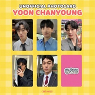 (GET 5 PCs) YOON CHANYOUNG/ UNOFFICIAL PHOTOCARD/ KOREAN DRAMA ACTOR/ KOREAN AKTOR PHOTOCARD/ KOREAN