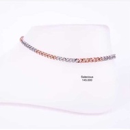 18K gold plated luxury anklet
