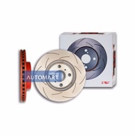 TRW Front Groove Brake Disc TOYOTA VIOS '07 YARIS '05 ALL NEW '13 (E J) DF4806XSS Quantity 1 Pair