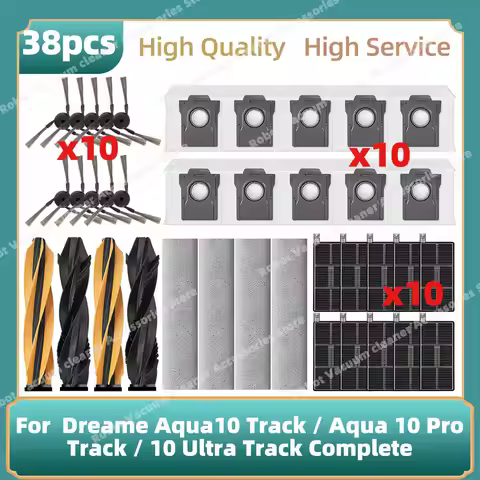 Fit For Dreame Aqua10 Track, Aqua 10 Pro Track, 10 Ultra Track Complete, RLR61CE / RLR81CE Parts Bru