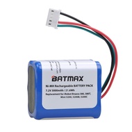 IN STOCK Batmax 1pc 3000mAh NiMH Replacement Battery For iRobot Roomba Braava 380  380T  Mint 5200
