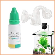 Fish Tank CO2 Checker Fish Tank CO2 Drop Checker CO2 Monitor Kit for Aquarium Tank Transparent Drop Checker yikuiamy