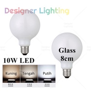 Designer Lighting [1pc 10w G80] Led Bulb Edison Bulb Opal G80 E27 Daylight 6000k 3 Colour Mentol LED