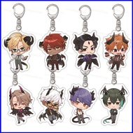 YB2 Obey Me acrylic keychain anime cartoon bag pendant