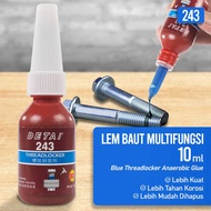 DETAI Multifunction Bolt Glue Blue Threadlocker Anaerobic Glue 10ml - 243