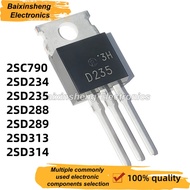 5PCS 2SC790 C790 2SD234 D234 2SD235 D235 2SD288 D288 2SD289 D289 2SD313 D313 2SD314 D314 TO-220 Fiel