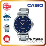 *2 YEARS WARRANTY* [100% ORIGINAL]Casio Men Watch MTP-VT01D-2B Jam Tangan Lelaki Casio Original Watches