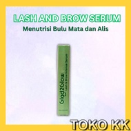Glad2Glow 2in1 Eyelash & BROW SERUM Bulu Mata KBT370 25 Flat Loss