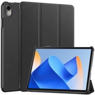 全城熱賣 - 適用於華為 MatePad 11 2023 卡斯特紋三折支架平板皮套（黑色）