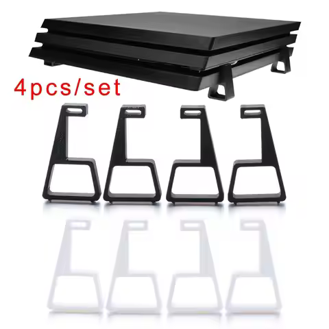 Game Console Horizontal Holder Bracket Accessories Cooling Feet For Sony PlayStation4 PS4 Slim Pro
