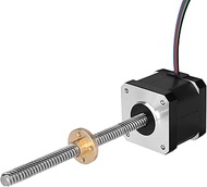 Nema 17 Stepper Motor TR8x8 200mm with T8 Lead Screw 2 Phase 1.8‌°‌ High Torque 0.44Nm (62.31oz·in) 