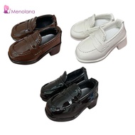 [Menolana] Miniature Doll Shoes 1/4 BJD Loafers Durable PU Female Doll Figure Footwear for Doll Clot