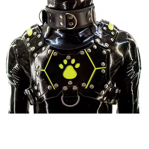 (DM944) Handmade Rubber Body H-Harness Type-A SM slaves traction fetish wear