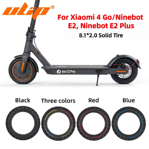 8.1 Inch 8.1*2.0 Thickened Anti-puncture Solid Tire Electric Scooter Tire For Xiaomi 4go Ninebot E2 