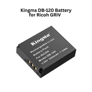 KingMa Camera Battery DB-120 DB120 and LCD Dual Charger Set for RICOH GRIV GR4 Camera