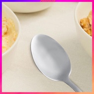 [Predolo2] Stainless Spoon Gift, Cooking Utensil Engraved Ice Cream Spoon Serving Spoon for Camping Trip Picnic,