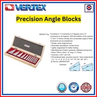 VERTEX TAIWAN Precision Angle Blocks Set AB-130 2006-001 ab130 2006001 angles block milling grinding