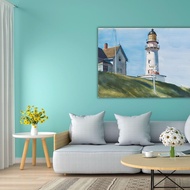 Edward Hopper Lighthouse Hill Canvas Wall Art Coastal Painting