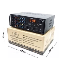 แอมป์ขยายเสียง A-ONE รุ่น AV-8100 เครื่องขยายเสียง ฺBLUETOOTH USB MP3 SD CARD Power 500W+500W PMPO