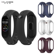 Silicone Strap For Xiaomi Mi Band 3 4 Mijobs Sport Watch Wristband Miband  Smart Bracelet Women