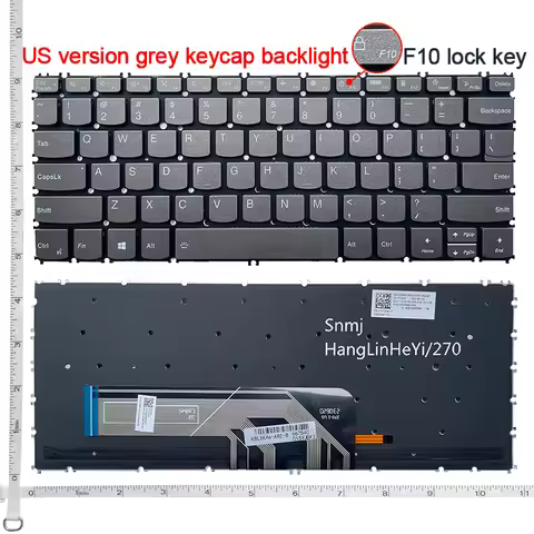 US Keyboard For Lenovo ThinkBook 13X ITG/Yoga 13s ACN /ITL 2021 PR2UB K4e-ARE120 K3/-ACN/-ITG/-ITL S