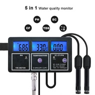 /ECPH-116 Online Tester TDS Water Quality 5-in-1 PH Meter Detector Water PH Degree CF Conductivity 0