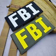 American Law Enforcement Department Tactical Morale Badge Velcro Vest Sticker FBI Large Armband