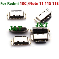 10-30PCS For Redmi 10C / Note 11 11S 11E USB Charging Port Dock Plug Charger Connector Socket Pin