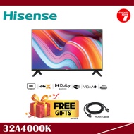 [ Delivered by Seller ] HISENSE 32 Inch A4000K Series Full HD/ HD Smart TV - 32A4000K