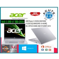 Acer Swift 3 AMD SF314-43-R5AD 14'' FHD Laptop (Pure Silver)