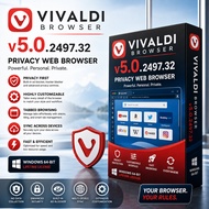 🔥 Vivaldi Browser v5.0.2497.32 Lifetime For Windows 64-Bit | Privacy Web Browser