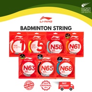 [100% ORI] LINING Badminton String No1/No5/N58/N61/N63/N65/N68