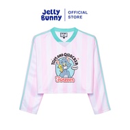 JELLY BUNNY เสื้อครอปแขนยาวพิมพ์ลาย TOM AND JERRY รุ่น B26SGWA024