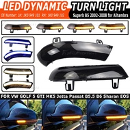Rolling LED Dynamic Turn Signal Light Side Mirror Flash Repeater Flash Suitable for Volkswagen GOLF 5 Plus Jetta MK5 Passat B6 EOS